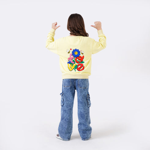 BEE LOVE PRINTED SWEATSHIRT